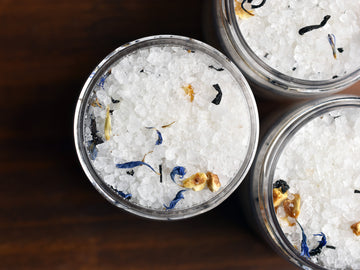 Vanilla Bergamot Bath Salts - Mini Jar