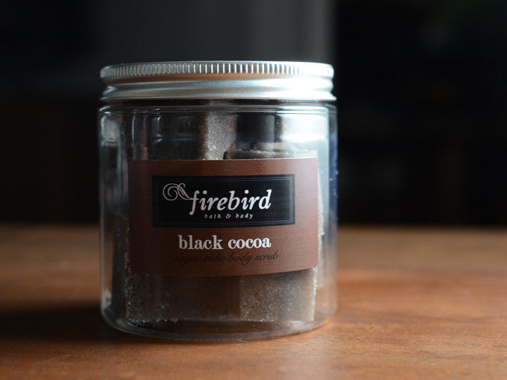 Black Cocoa Sugar Cube Scrub