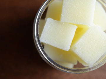Green Lemon Sugar Cube Scrub