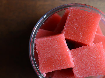 Pomegranate Basil Sugar Cube Scrub