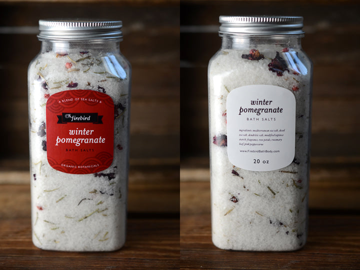 Winter Pomegranate Bath Salts